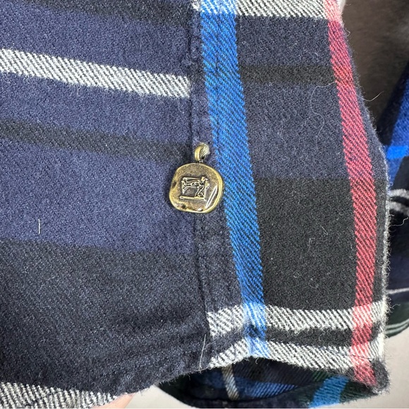 Scotch & Soda 100% Cotton Plaid Flannel Long Sleeve Button Down Shirt XXL EUC - Picture 7 of 11